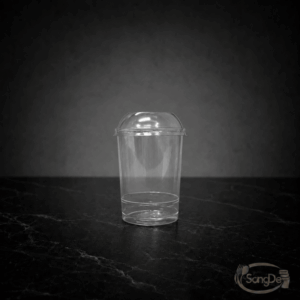 DB6080直圓杯,布丁杯,甜點杯,壓克力杯,PS杯,透明硬質甜點杯,蛋糕杯,1000入/箱
