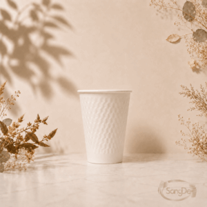 咖啡杯熱飲紙杯熱杯冷熱共用杯,空白杯360CC雙層杯12OZ咖啡杯360CC空白雙層紙杯1000個/箱高級紙杯質感杯環保紙杯,雙層紙杯