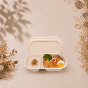 標籤：1號紙纖餐盒,1號植纖二格餐盒800ml,可放輕食沙拉小點小菜,500入/箱
