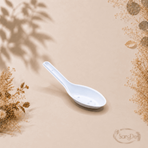 PP耐熱湯匙,小吃攤販.湯麵業者愛用的塑膠湯匙,價格低廉輕巧方便,白色塑膠湯匙,2000入/箱