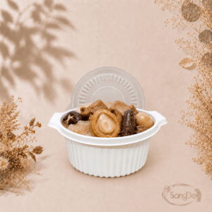 3000cc盅型微波盒,常用於各式年菜湯品.外帶雞湯等等,年菜送禮大眾喜愛選擇容器,200入/箱