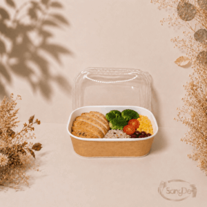 牛圓角860餐盒,可用於一般便當盒使用,輕食便當盒,養身餐盒,600入/箱