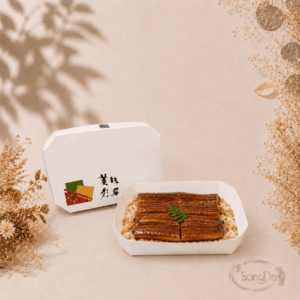 紙八角餐盒單格,日式便當盒,八角單格盒,可用於丼飯和一般便當等等,600入/箱