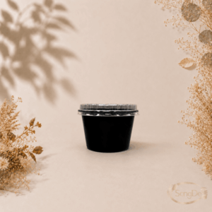 R16黑杯PP材質,通常用於高級料理店湯品,甜飲.甜點等等,黑色硬質質感杯480cc,1000入/箱