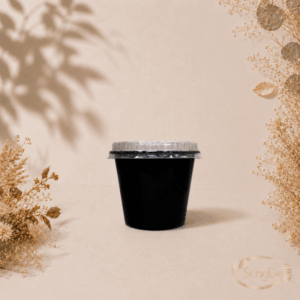 R20黑杯PP材質,通常用於高級料理店湯品,甜飲.甜點等等,黑色硬質質感杯600cc,1000入/箱