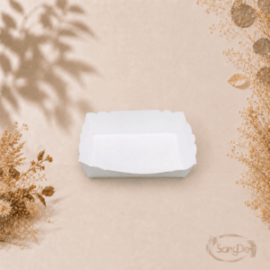 大花盒,小菜盒,日式便當小菜,小點心盒子,無蓋全白內襯盒,1500入/箱