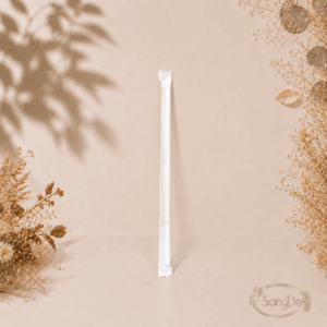 獨立包裝紙吸管,6mm21cm紙包紙吸管, 紙包0621紙吸管,4000入/箱