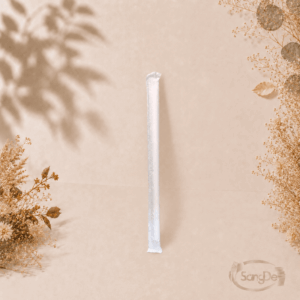 獨立包裝紙吸管,8mm21cm紙包紙吸管, 紙包0821紙吸管,3000入/箱