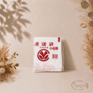 迷迷牌,小六兩耐熱袋, 材質HDPE高密度聚乙烯,耐熱-10°C至100°C,60包/件
