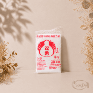 雙勇牌,半斤耐熱袋, 材質HDPE高密度聚乙烯,耐熱-10°C至100°C,60包/件