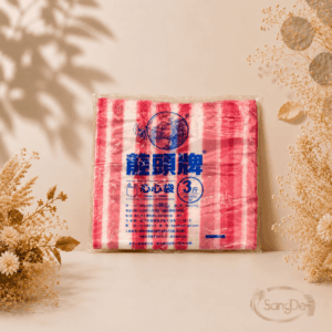 龍頭牌,三斤紅白條紋提袋,材質HDPE高密度聚乙烯,三斤條花提袋,三斤紅條提袋,80包/件