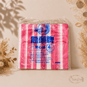 龍頭牌,四斤紅白條紋提袋,材質HDPE高密度聚乙烯,四斤條花提袋,四斤紅條提袋,80包/件