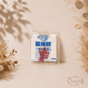 龍頭牌,四兩白色印紅花提袋,材質HDPE高密度聚乙烯,四兩白花提袋,四兩紅花提袋,100包/件
