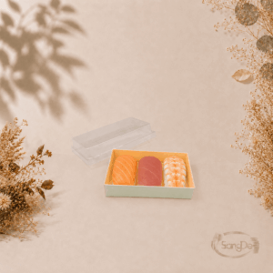 JB154木片壽司盒,適合擺放少量握壽司.生魚片.精緻甜點等等,400入/箱