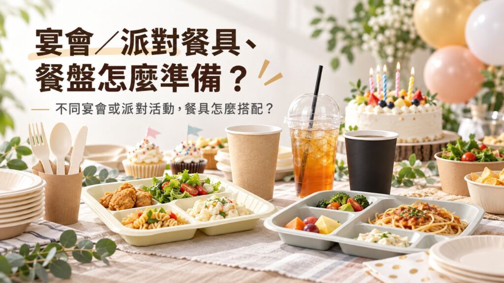 宴會和派對餐具、餐盤怎麼準備