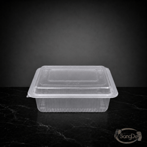 RA-60微波食品盒1000cc,耐熱微波食品盒,耐凍食品盒,可用於便當.生食肉片.炒飯炒麵.滷味拼盤等等,500入/箱