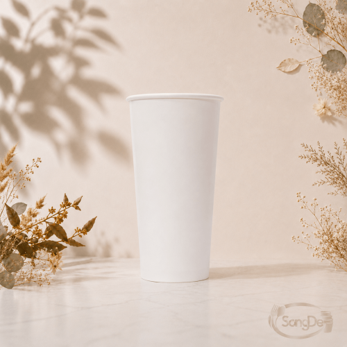 空白杯,紙杯,冷杯,660cc高級紙杯,紙杯可印刷,1000個/箱