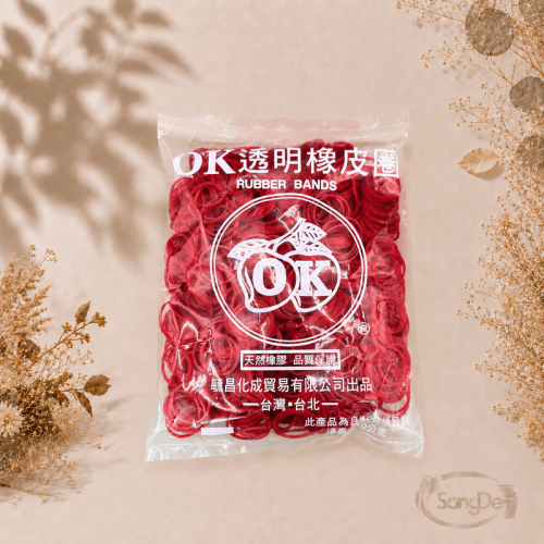 小橡皮筋,紅色橡皮筋,#14橡皮筋, 常用於電子零件、辦公文具、綑綁小紙張物,100包/件