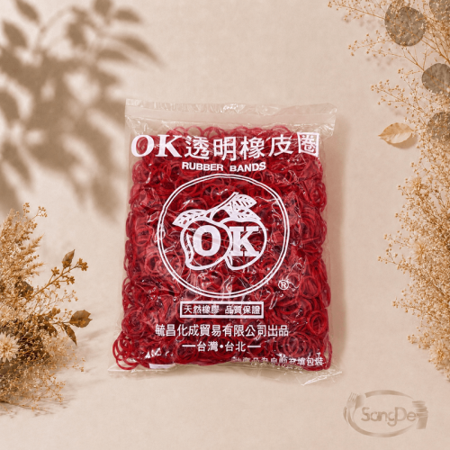 特小橡皮筋,紅色橡皮筋,#8橡皮筋, 常用於電子零件、手工藝飾品、園藝細部固定,100包/件