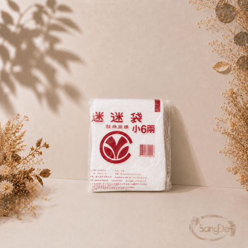 迷迷牌,小六兩耐熱袋, 材質HDPE高密度聚乙烯,耐熱-10°C至100°C,60包/件